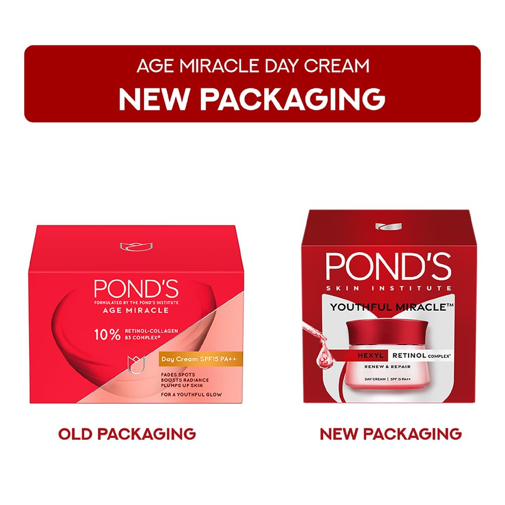 POND'S Youthful Miracle Hexyl Retinol Complex, Renew & Repair Day Cream 50g SPF 15 PA++ – view 10