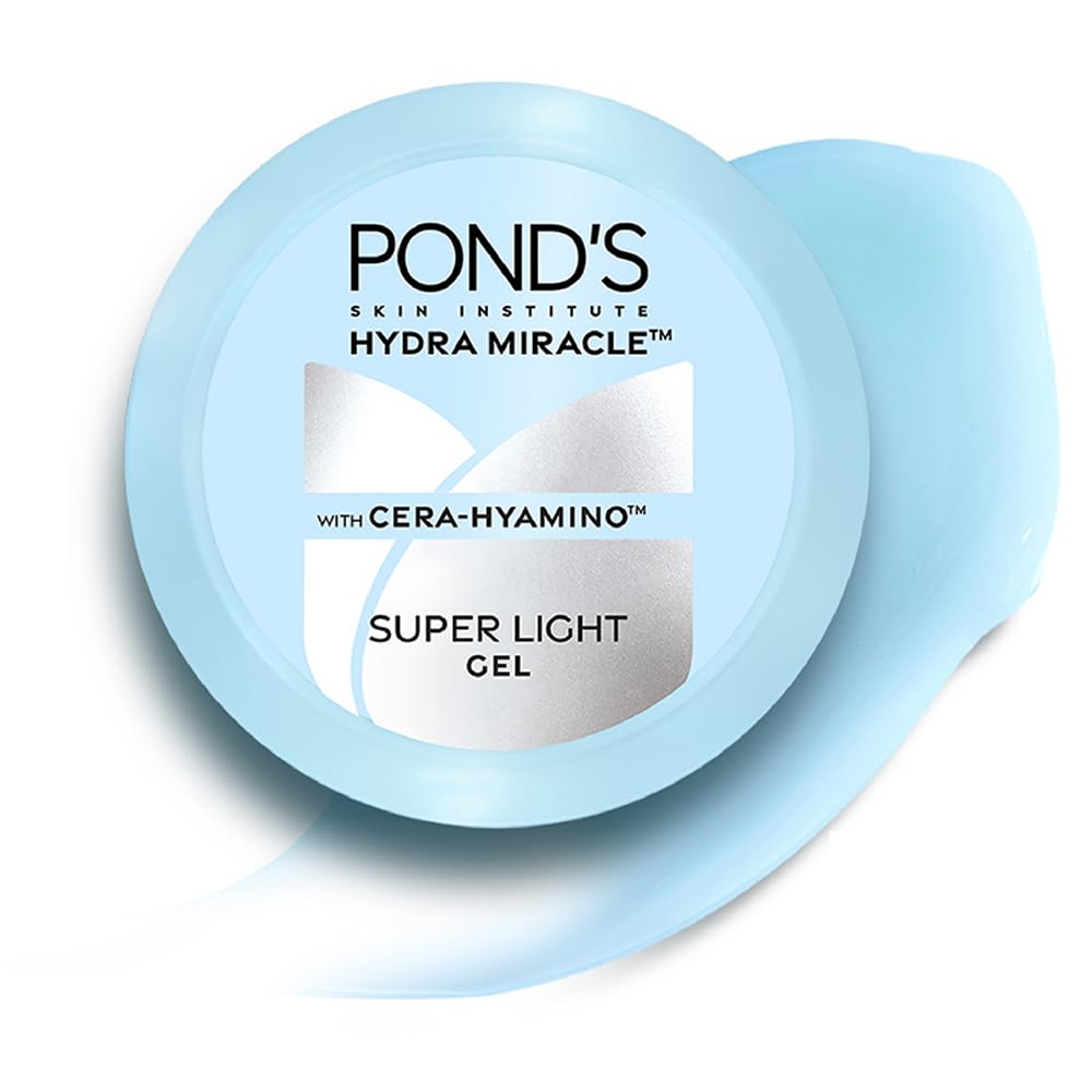 Pond's Super Light Gel Oil Free Moisturiser With Hyaluronic Acid + Vitamin E, 200 ML