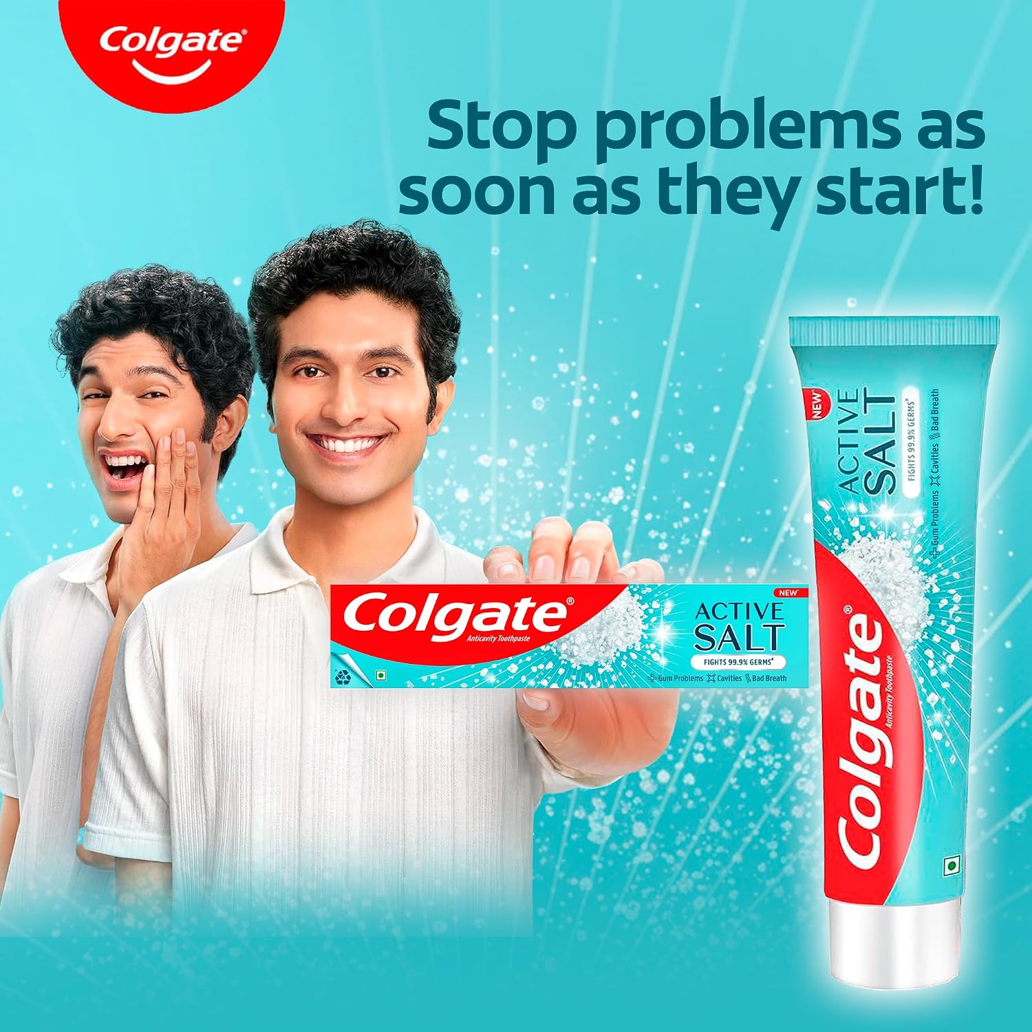 Colgate Active Salt Toothpaste for Healthy Gums and Teeth – view 6