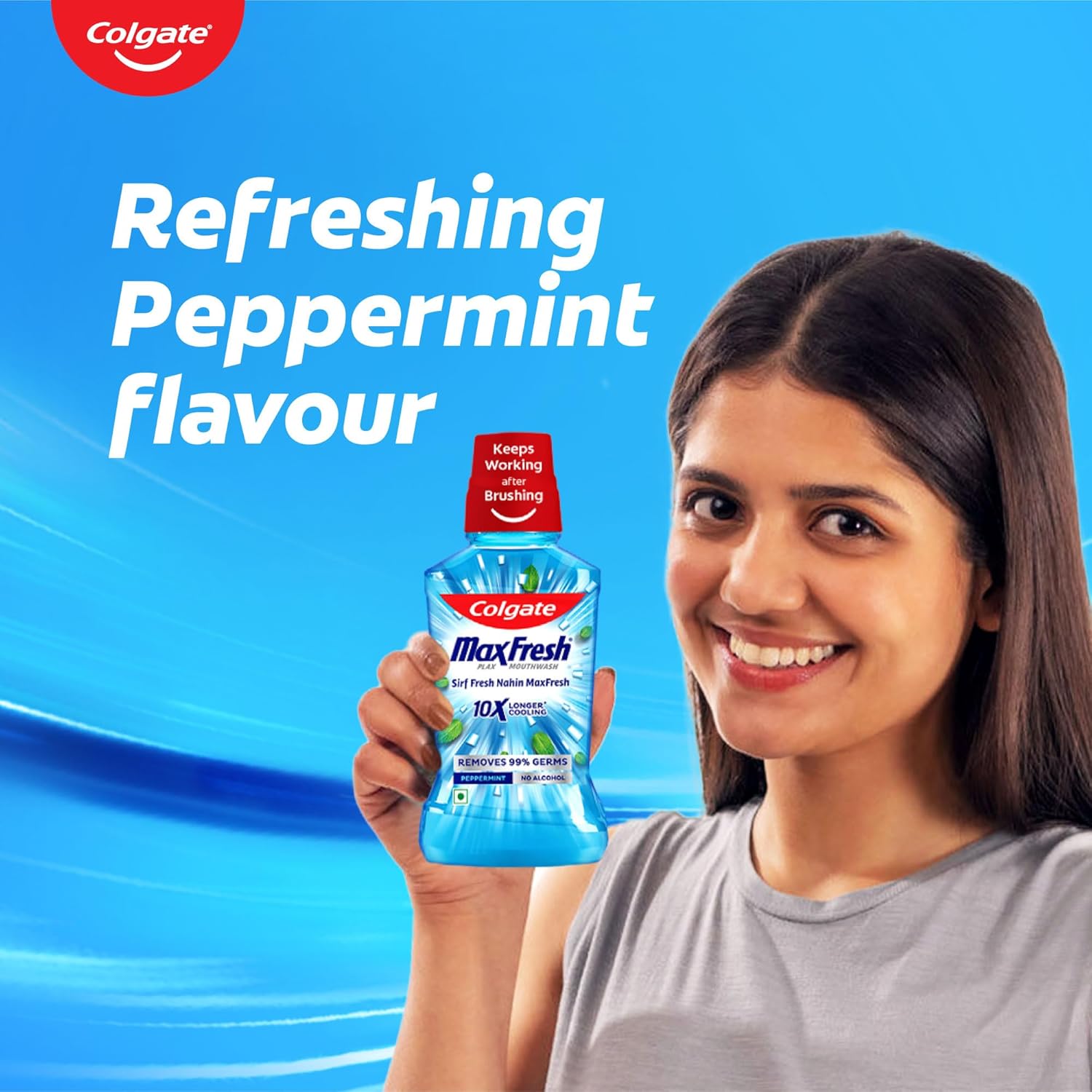 Colgate Plax Peppermint Fresh Mouthwash 250 ml – view 2