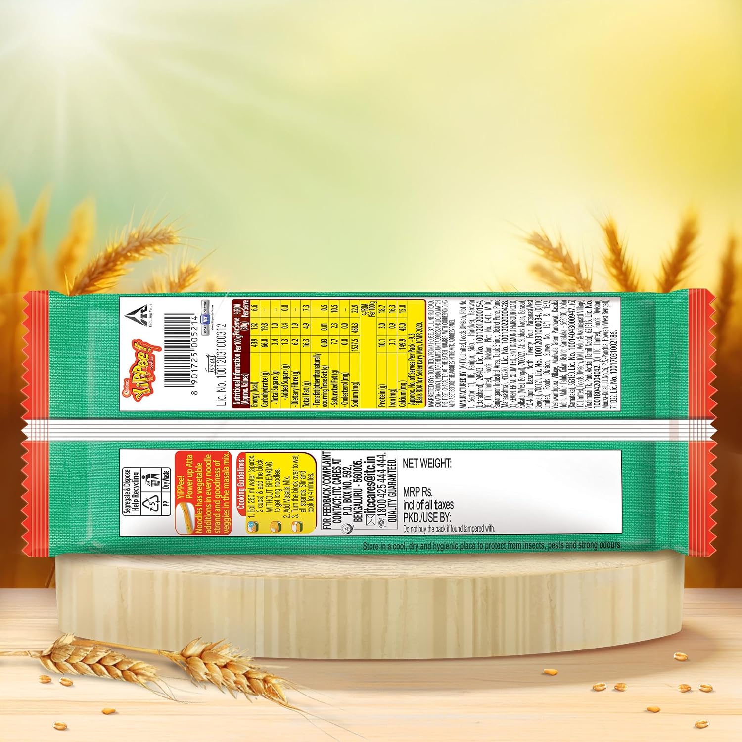 Sunfeast Yippee! Power Up Atta Noodles, 4-Pack, 280 g – view 8