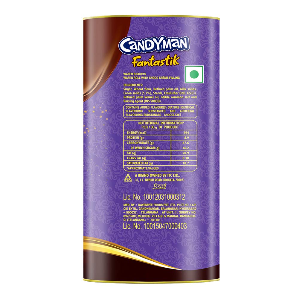 Candyman Fantastik Treat Pack, Choco Wafer Rolls, 200g – view 2