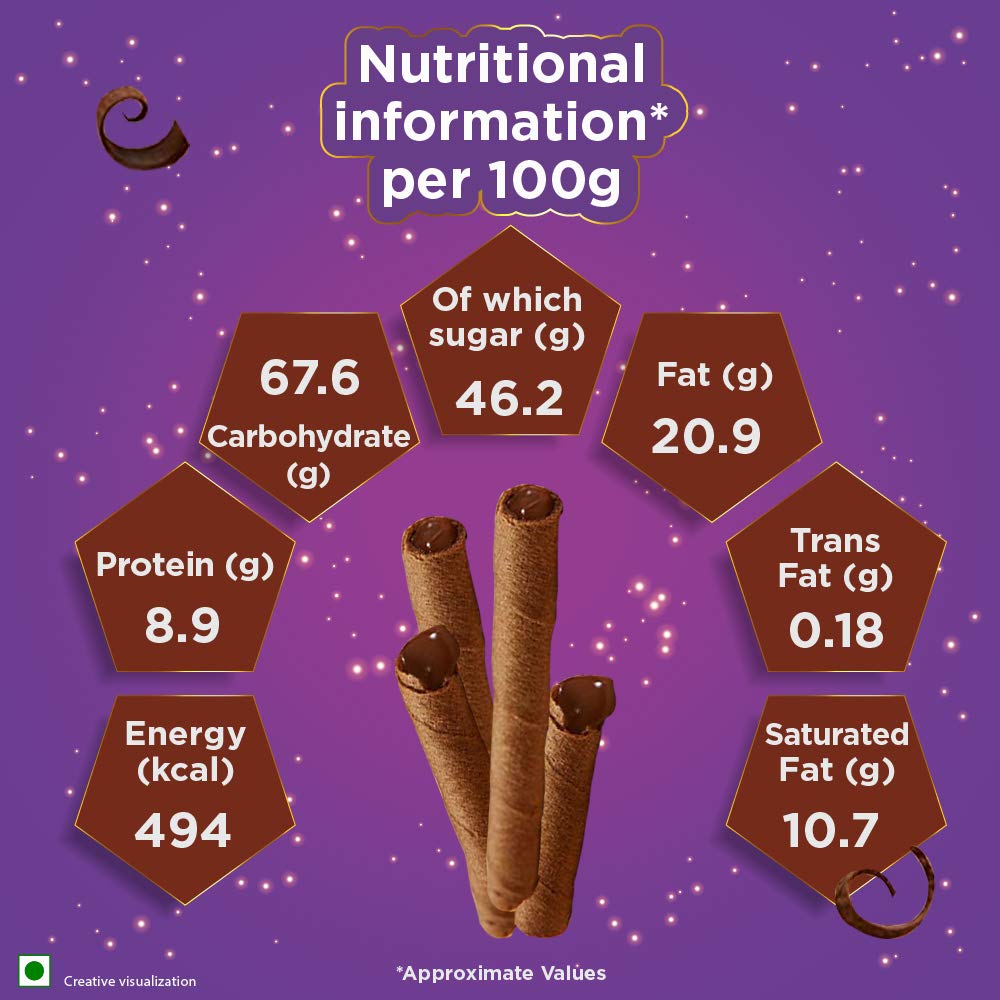 Candyman Fantastik Treat Pack, Choco Wafer Rolls, 200g – view 4
