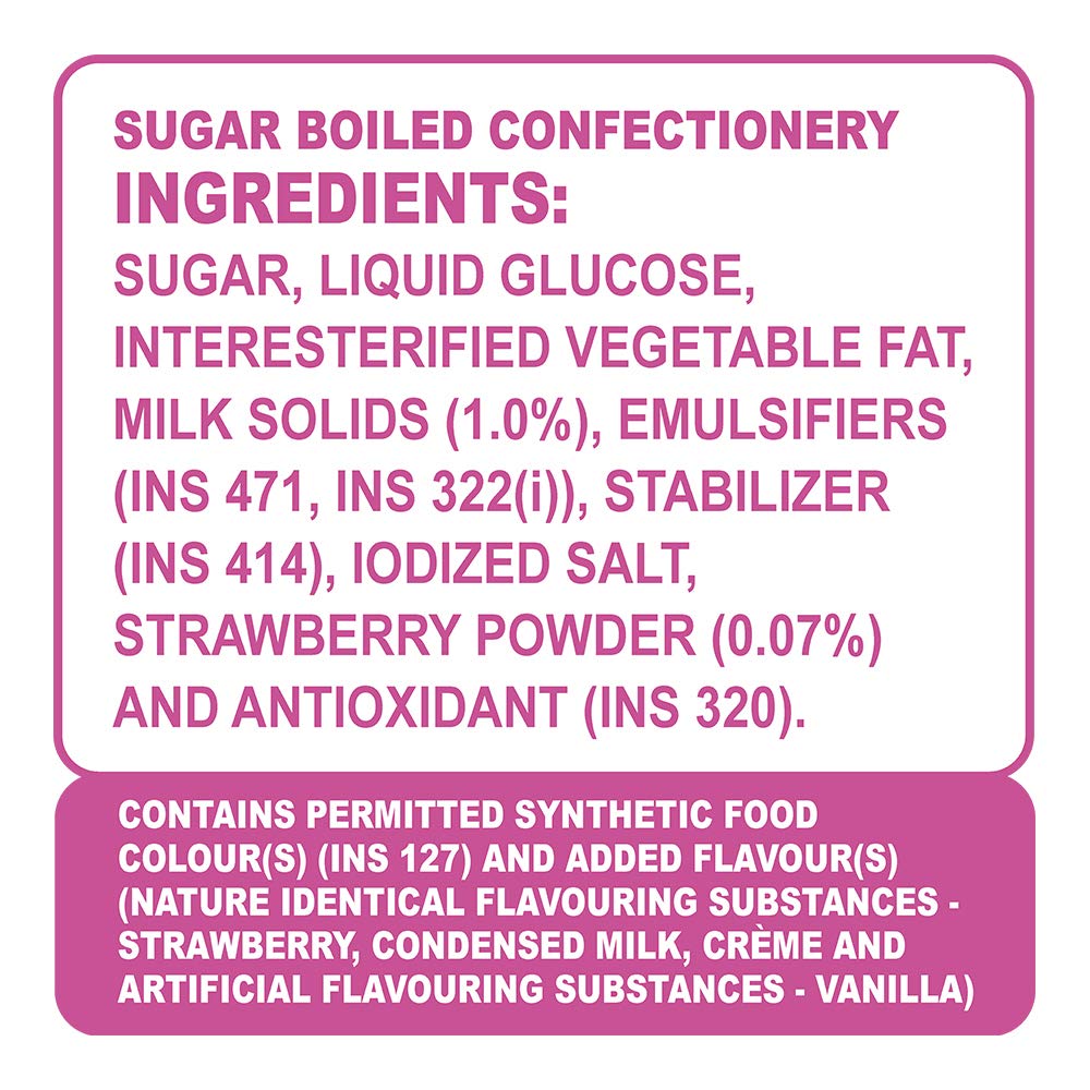 Candyman Toffichoo, Strawberry - 100 Soft Toffees for In-home Serves, 240g – view 4