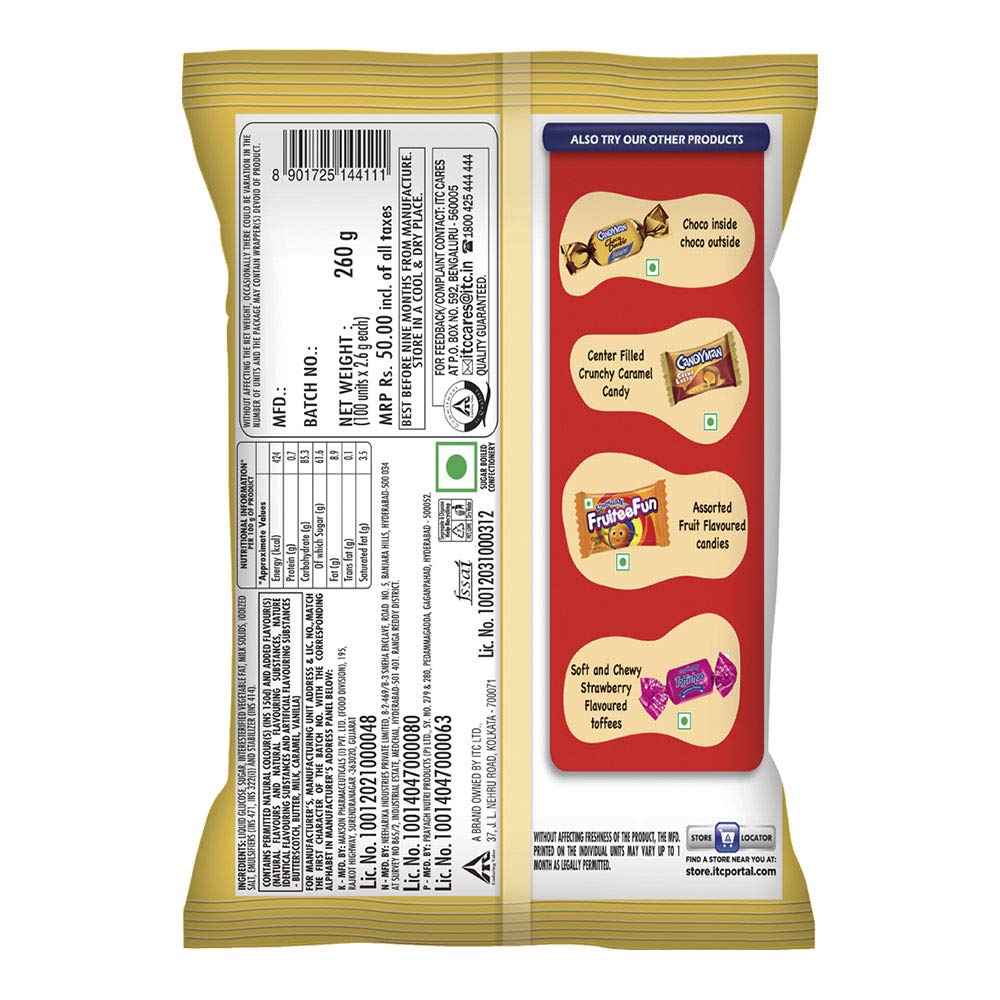 Candyman Eclairs, 240 /260/280 Grams (Weight May Vary), Caramel – view 2