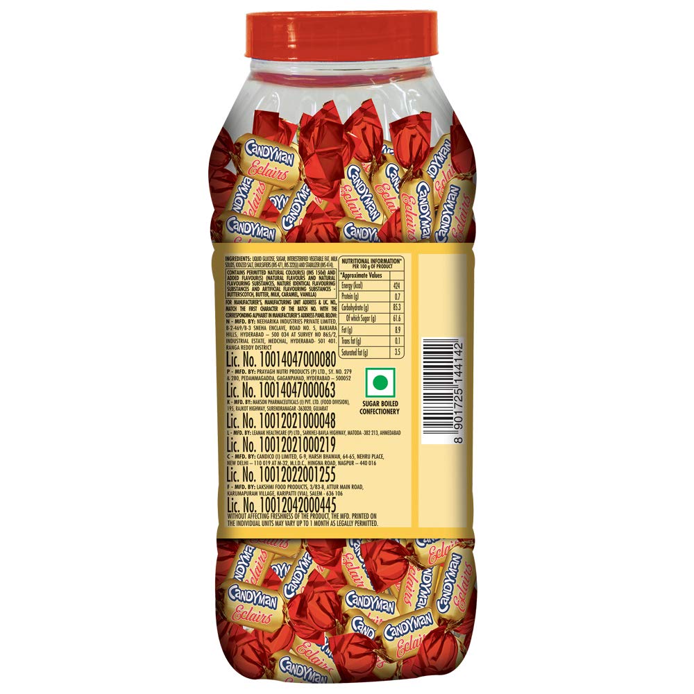 Candyman Eclairs, 840 g – view 2
