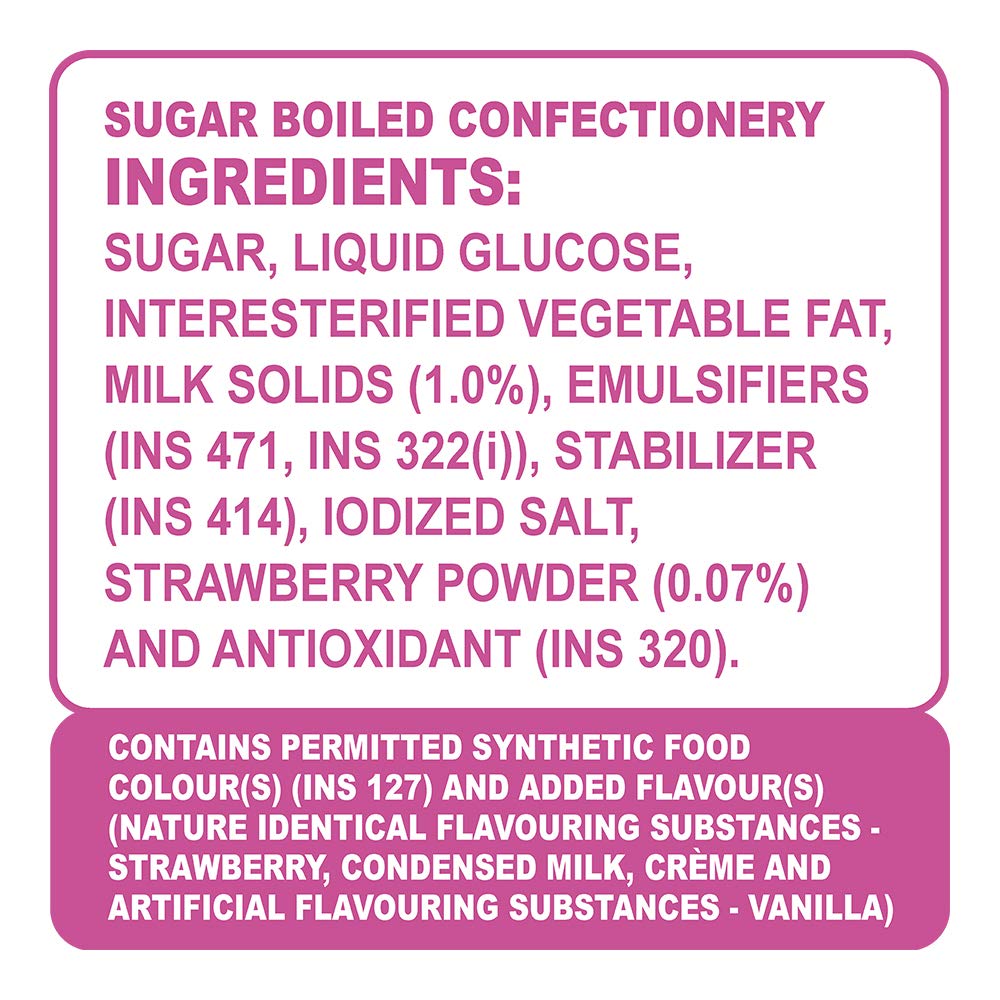 Candyman Toffichoo, Strawberry -( 320units *2.4g) Soft Toffees for In-home Serves, 768g – view 7
