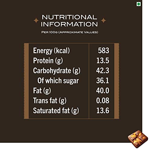 Fabelle Loaded Secret, 33% Whole Visible Almonds in Luxury Milk Chocolate Bar 114g – view 8