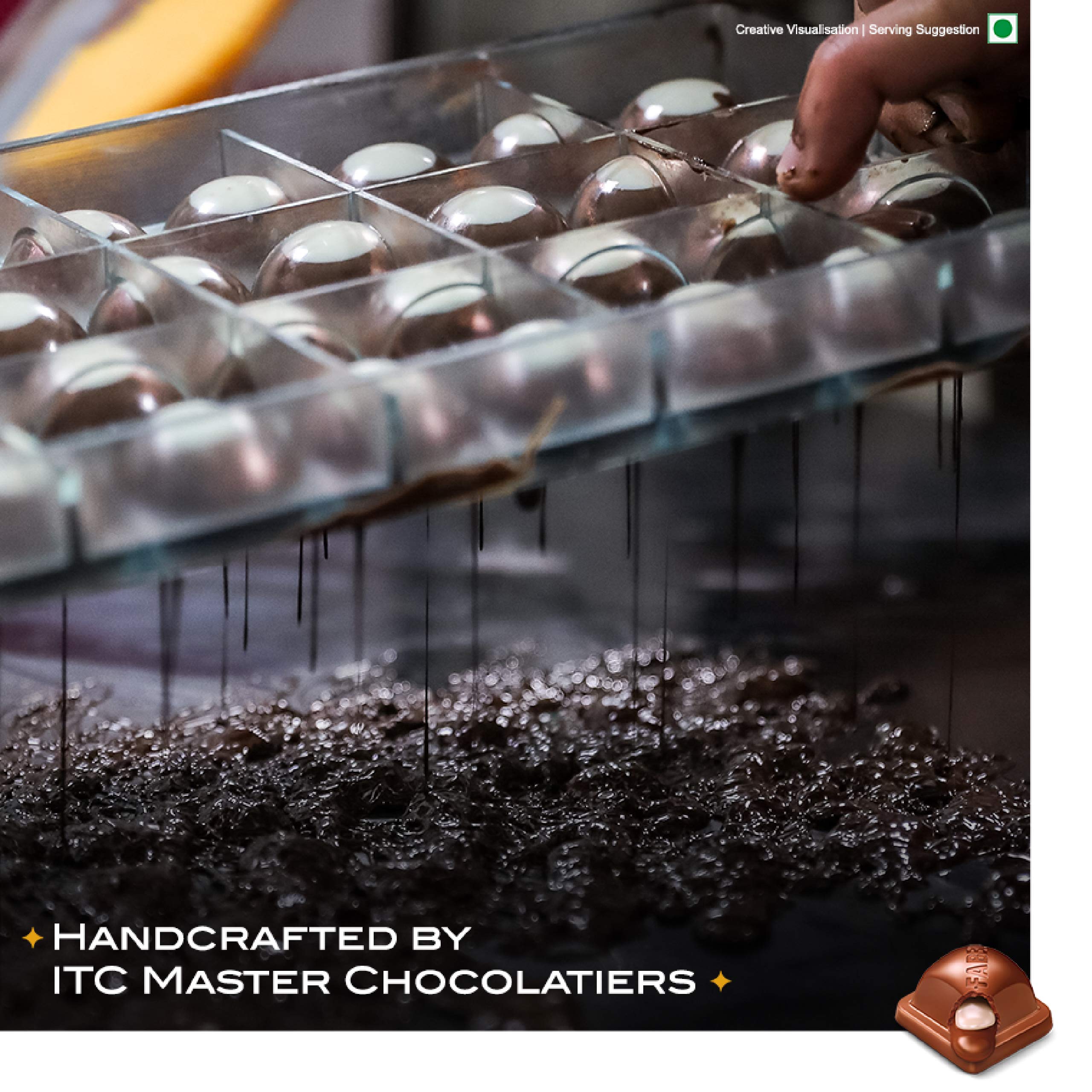 Fabelle Tiramisu, Luxury Milk Chocolate Bar Filled with Coffee Mousse and Mascarpone Cheese, 131 g – view 7