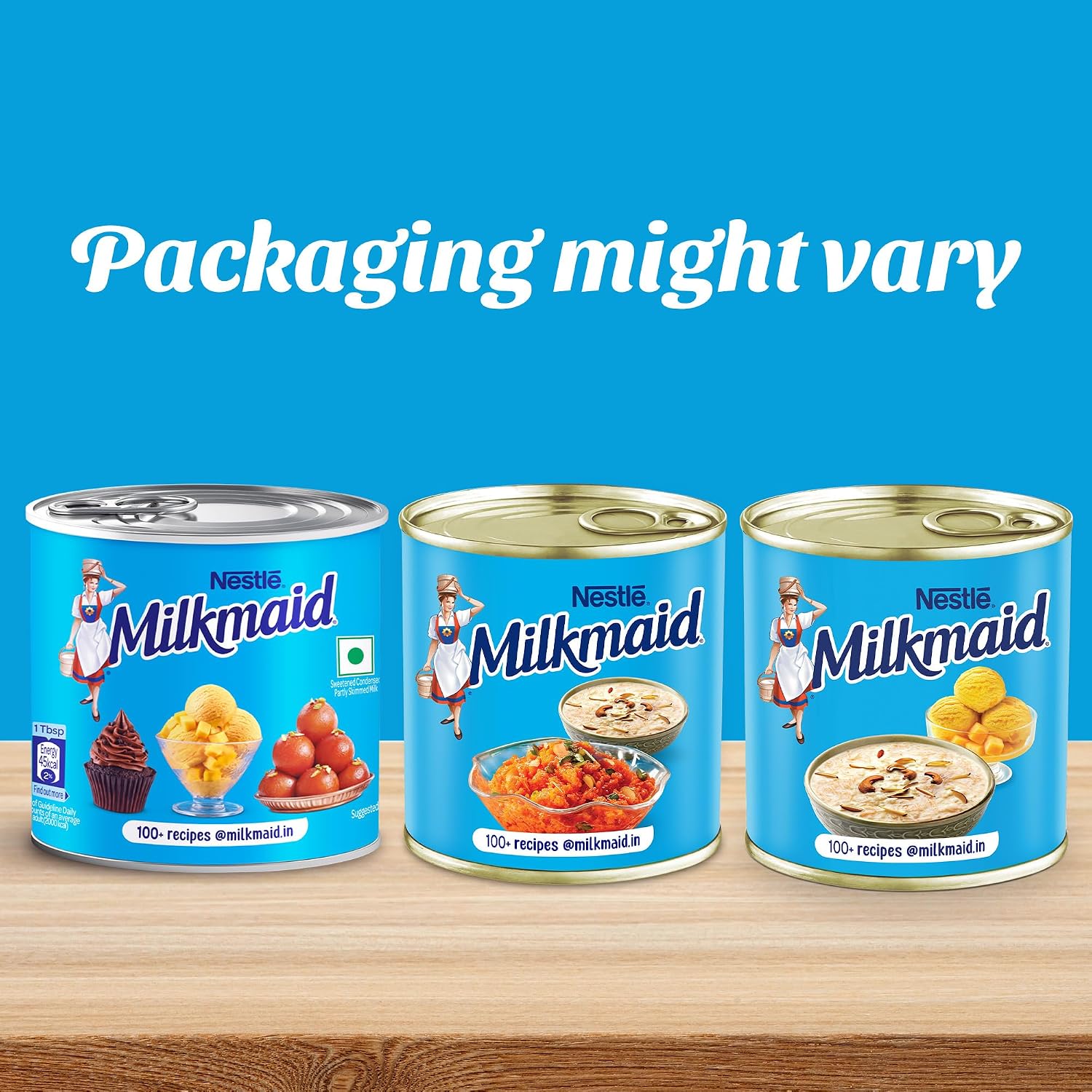 Milkmaid Partly Skimmed Sweetened Condensed Milk, 380 g Tin – view 3