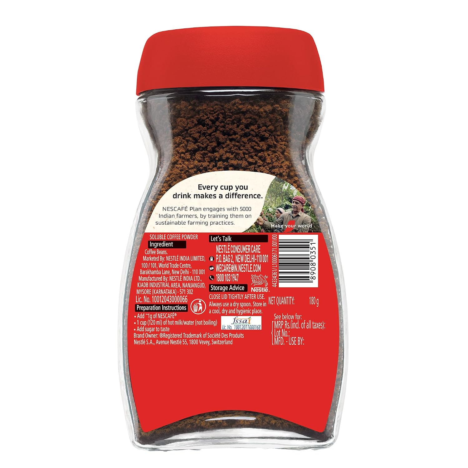 Nescafe Classic Instant Coffee Powder, 200 g – view 3