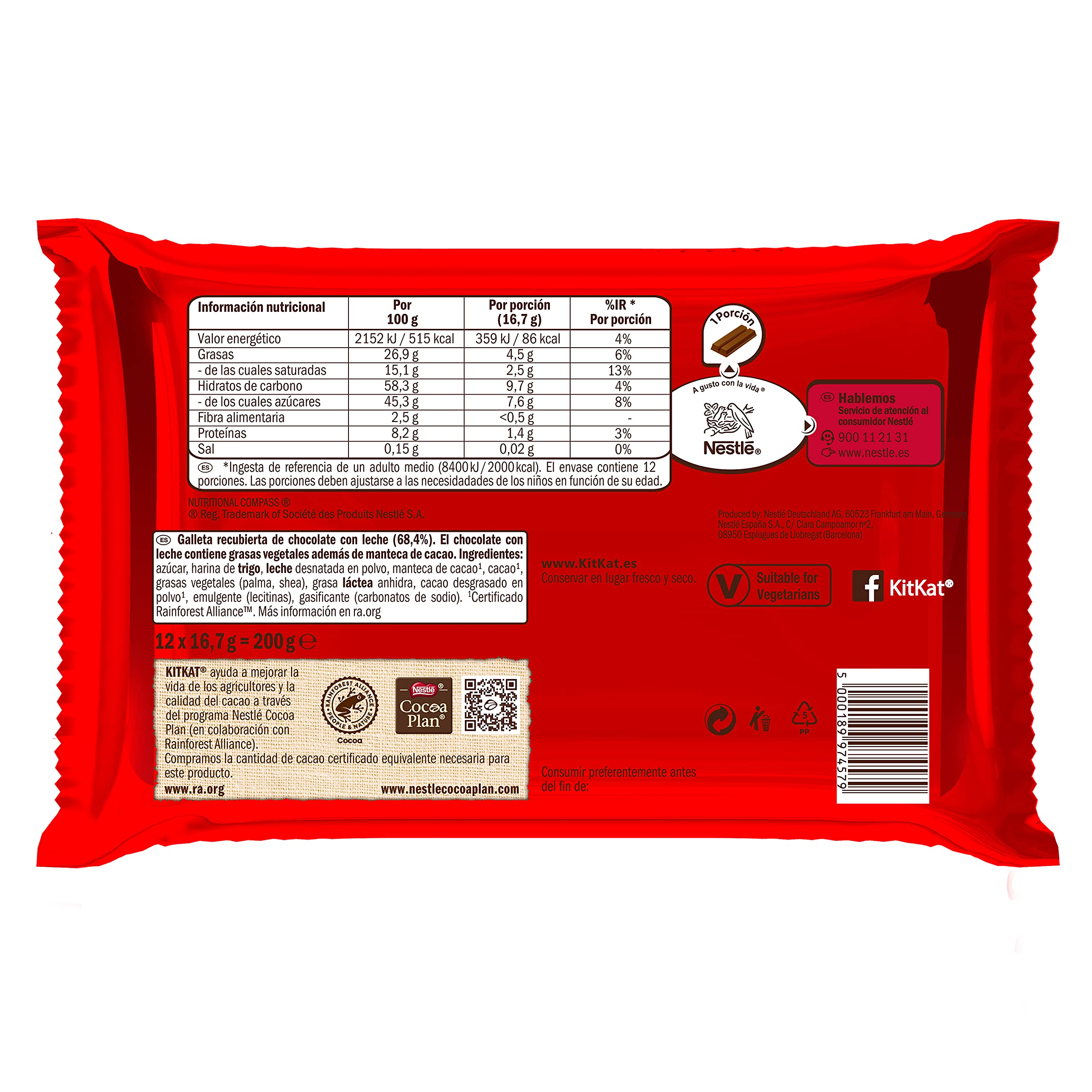 KIT KAT Nestle Mini Pouch, 200 G, Pack of 1, Multicolour – view 2