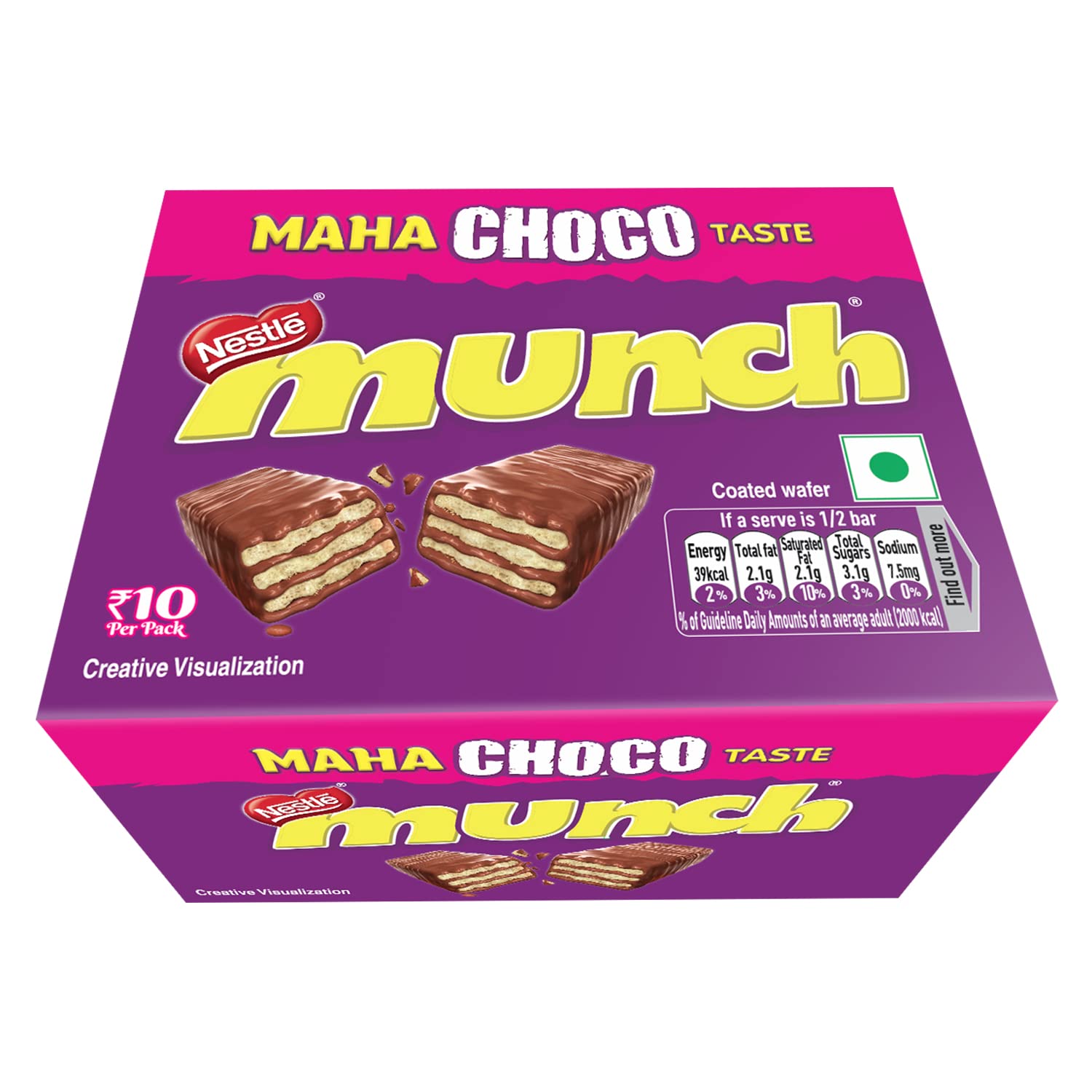 Nestle Munch Maha Choco Taste,(42 units,18g) x 2 – view 4