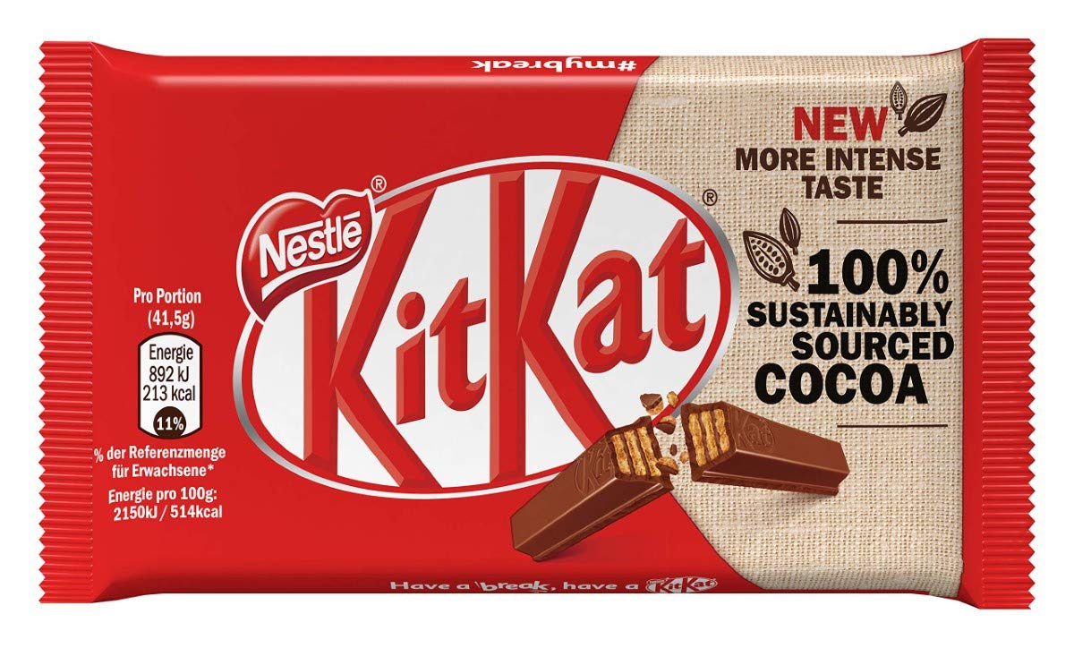 KIT KAT Nestle 4 Finger Chocolate, 24 X 41 Grams – view 2