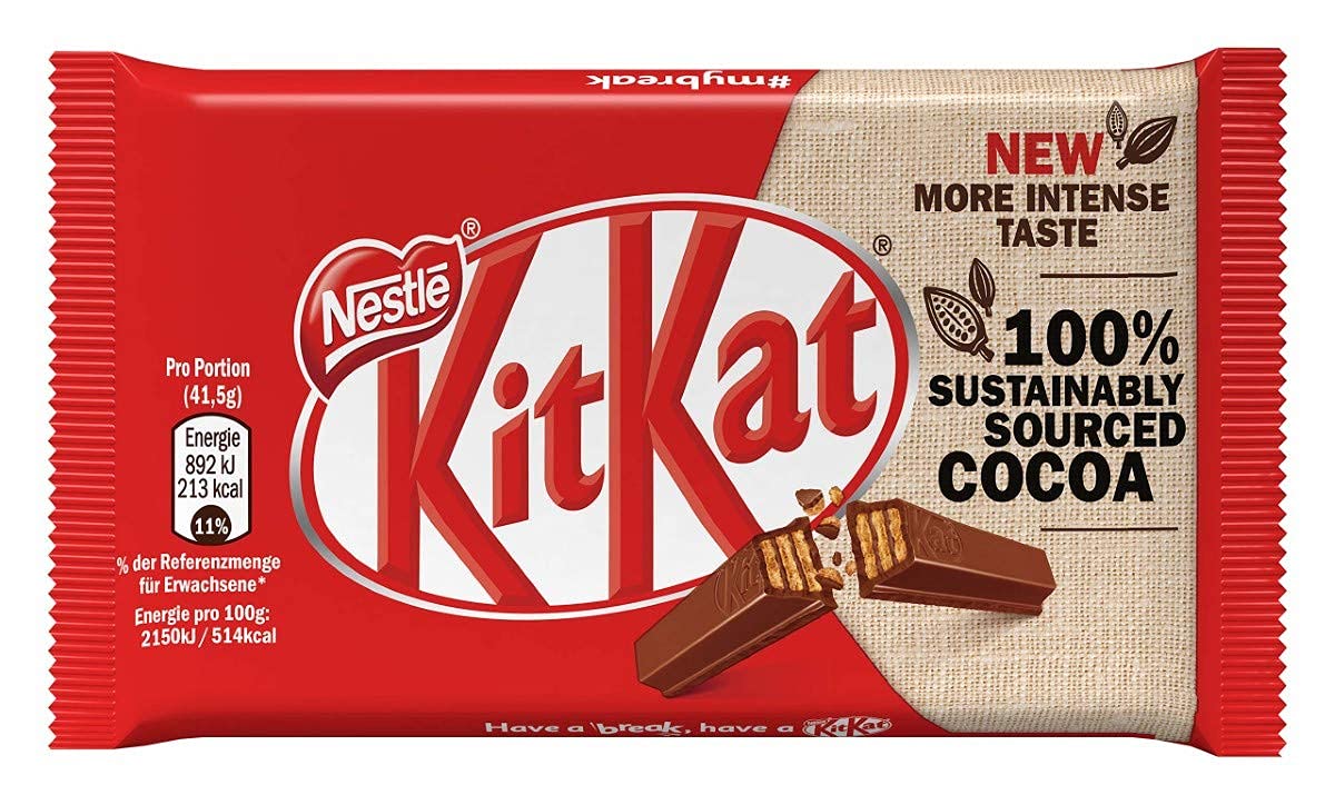 KIT KAT Nestle 4 Finger Chocolate, 24 X 41 Grams – view 3
