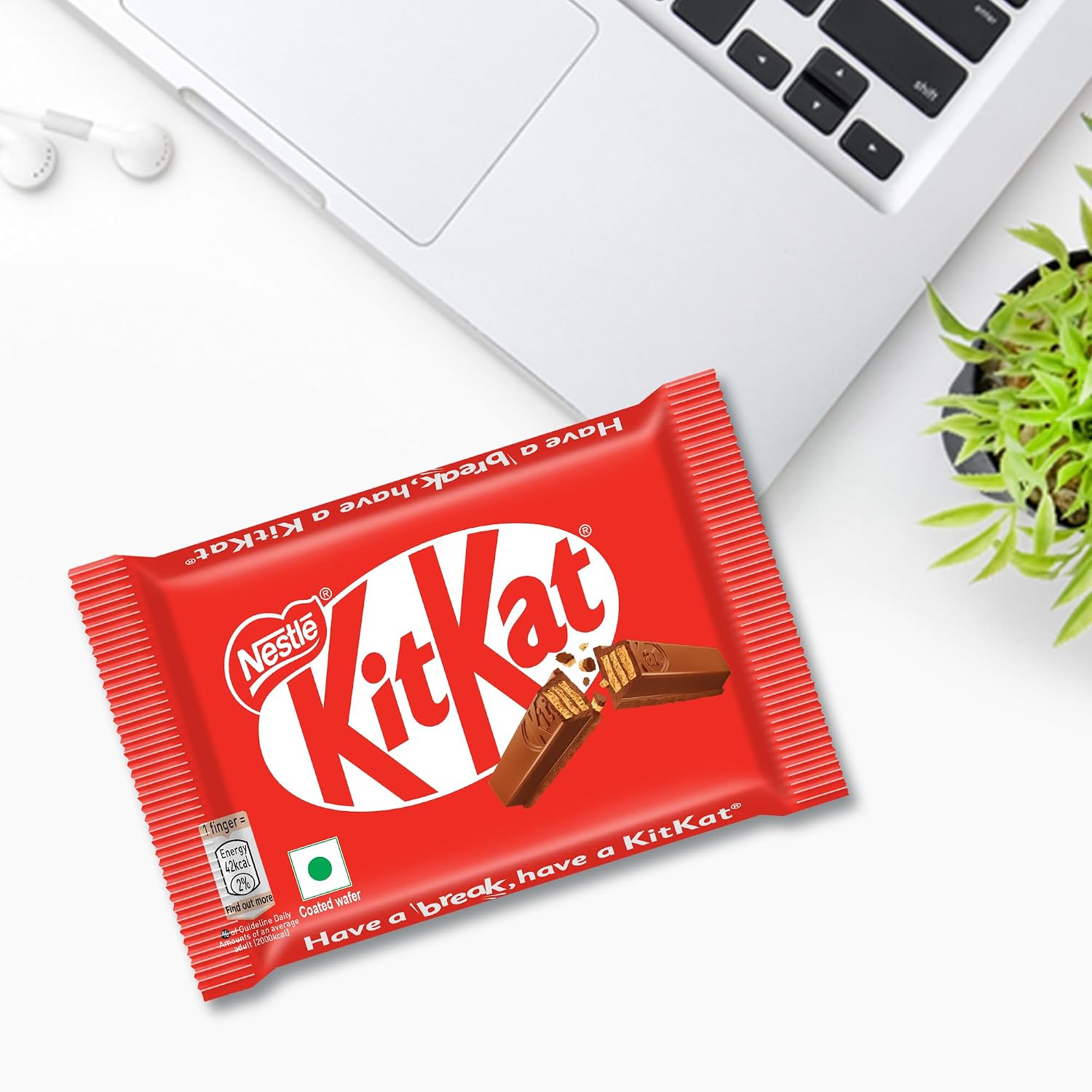 Kit Kat 4 Finger Choco Coated Wafer Bar, 38.5 g x 21 – view 5