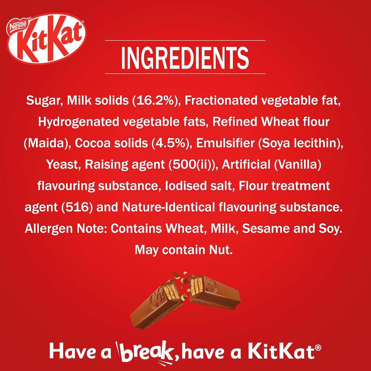 Kit Kat Share & Snap 2x3 Finger Chocolate Bar – view 4