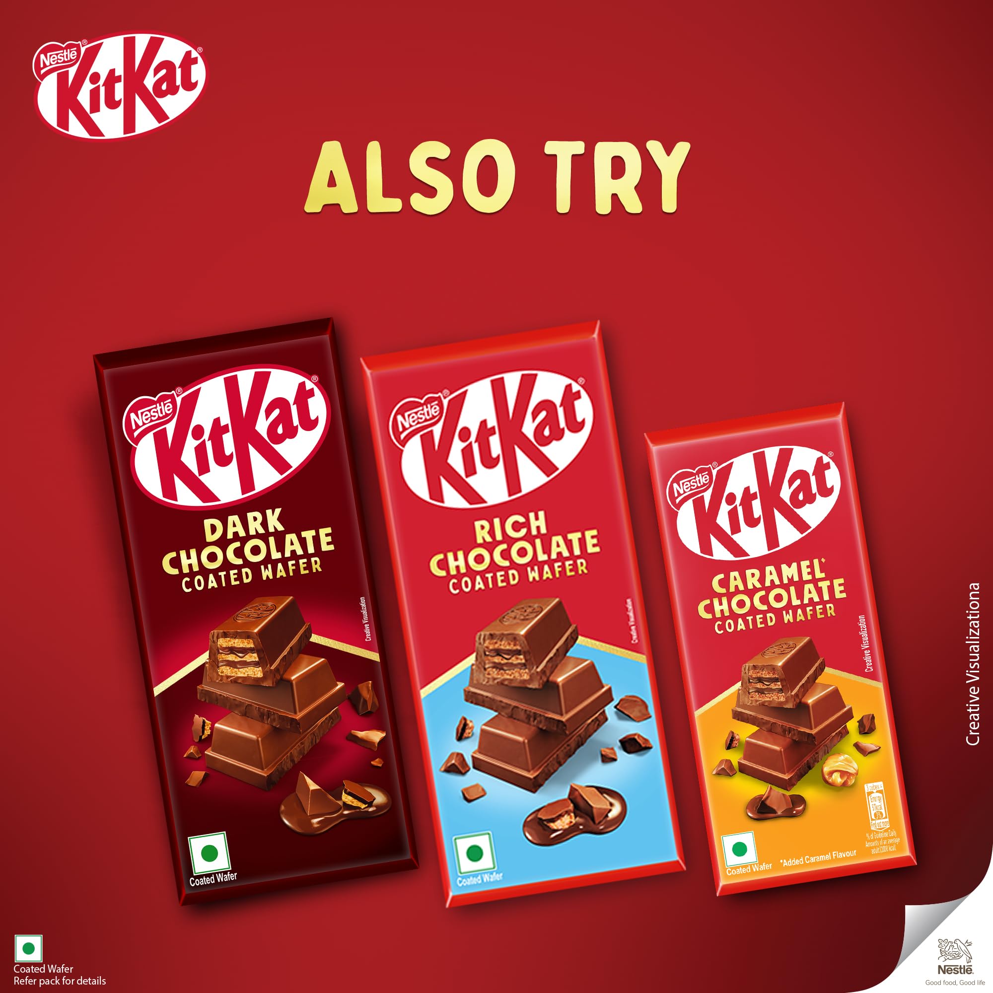 KIT KAT Nestlé Caramel Chocolate Coated Wafer, 50G X 12 Units, 600 G – view 8