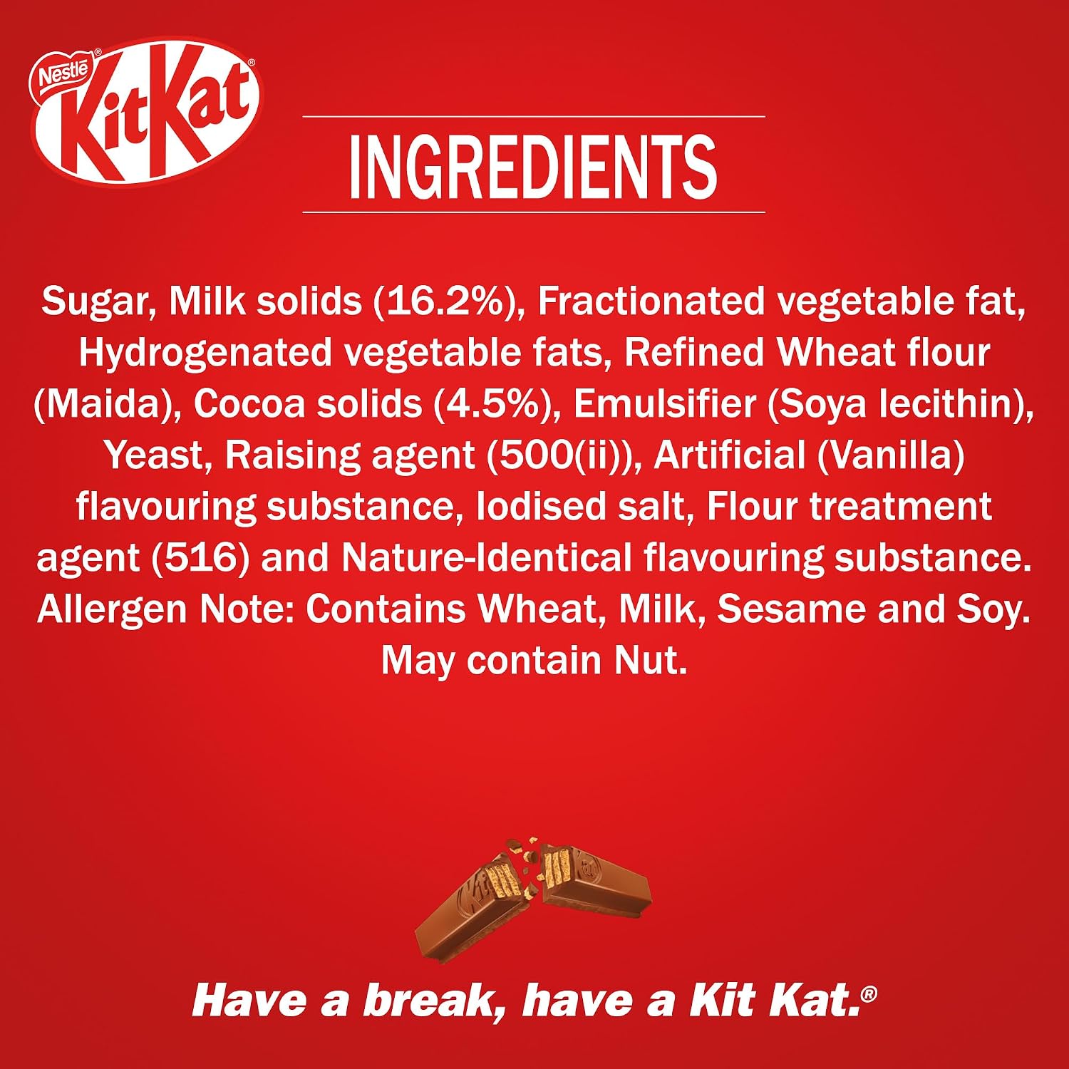Kit Kat 2 Finger Choco Coated Wafer Bar, Pack of 30 – view 4