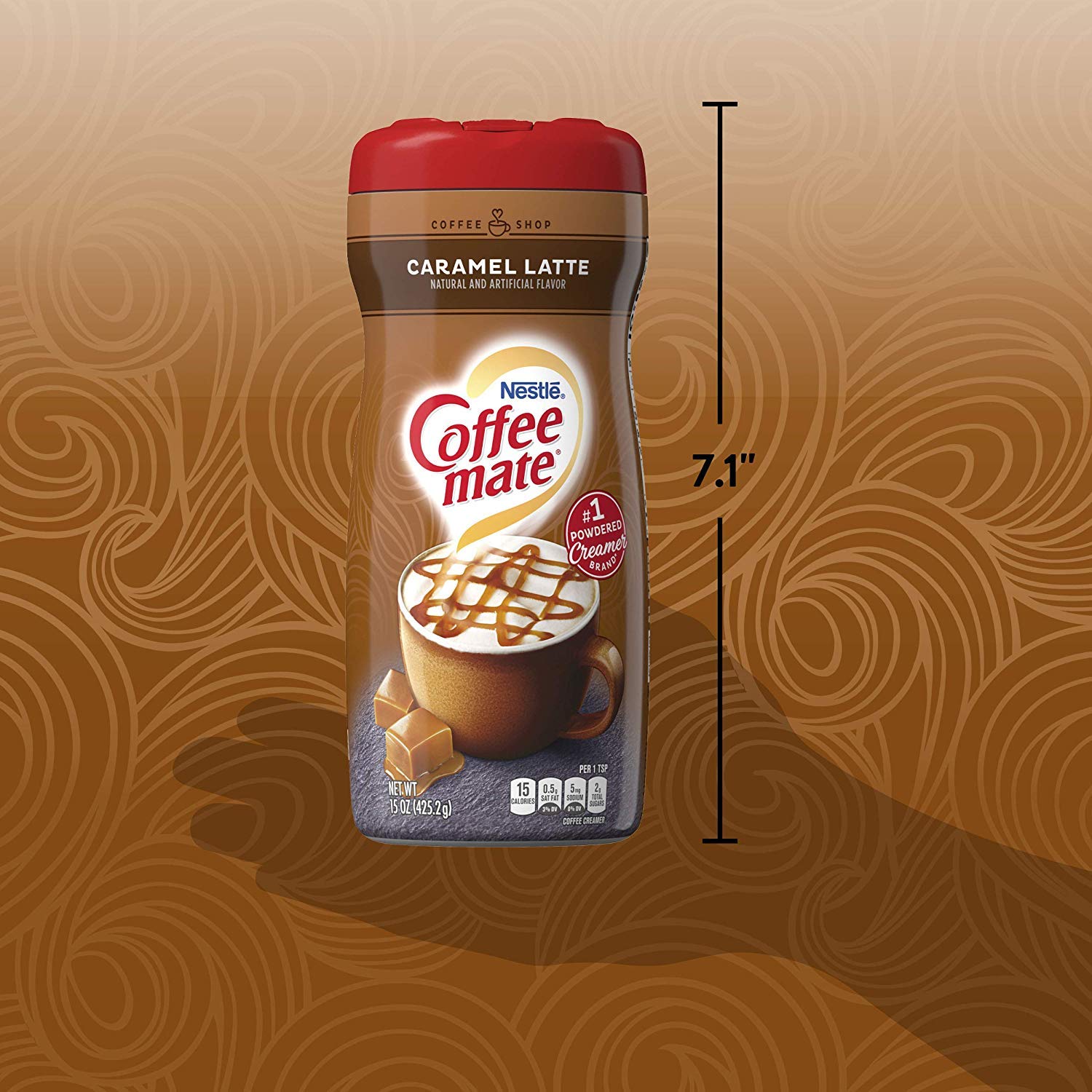 Nestle Caramel Latte Coffee Mate Bottle, 425 g – view 6