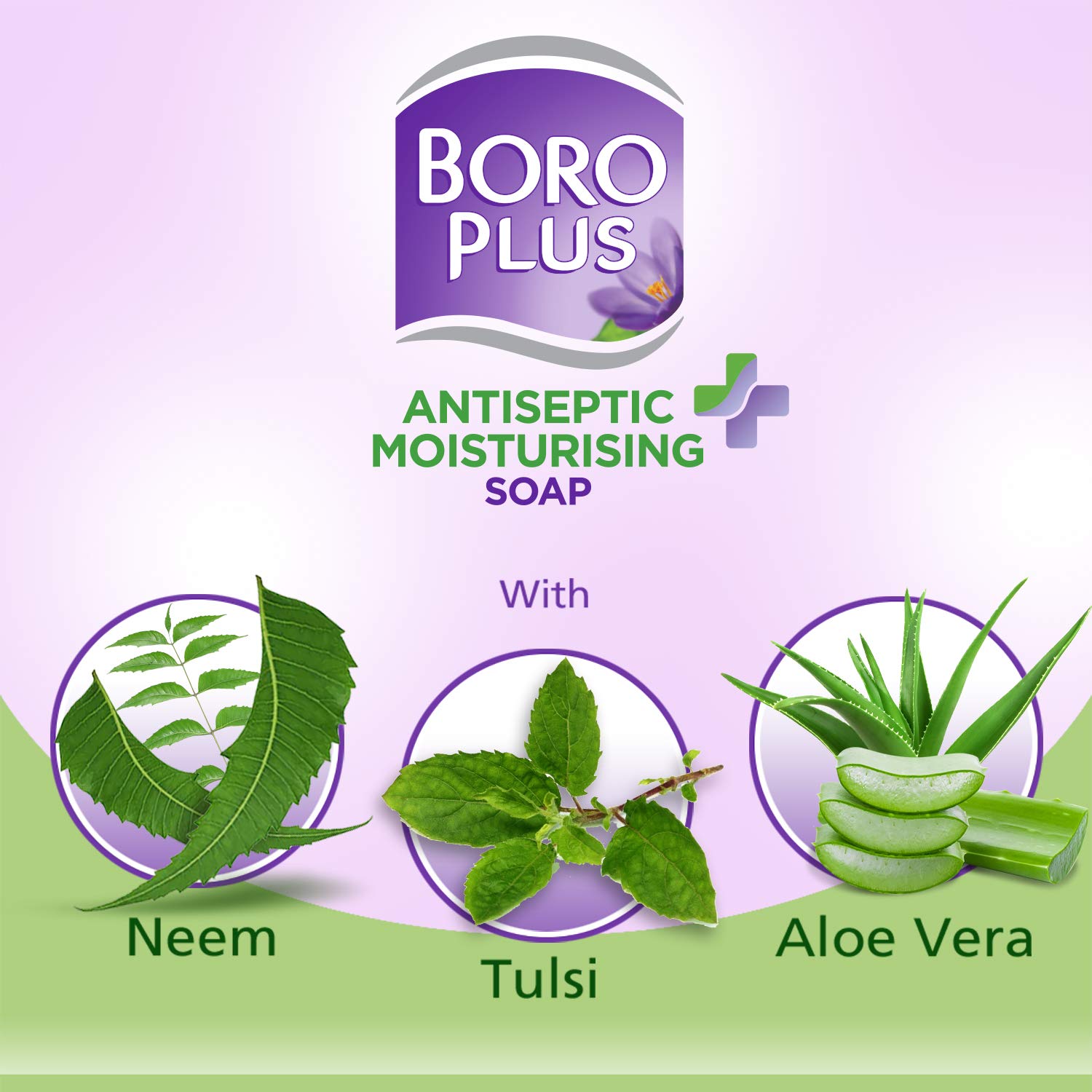 Boroplus Antiseptic & Moisturising Bathing Soap with Aloe Vera, Neem & Tulsi, 125 g Pack of 6 – view 5