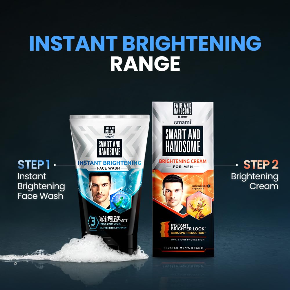 Smart And Handsome Face Wash, Instant Brightening, Instant Freshness, 150g – view 6