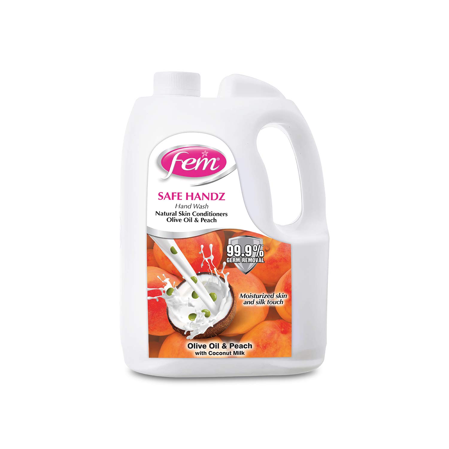 FEM Safe Handz liquid hand wash refill pack 750 ml pouch
