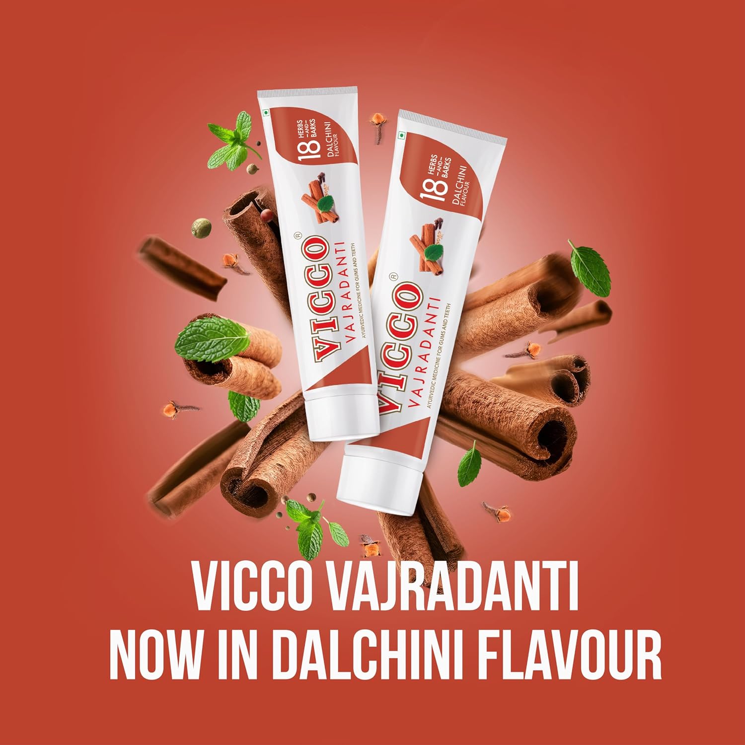 Vicco Vajradanti Paste, Dalchini Flavour Ayurvedic Toothpaste, 160 g Pack of 3 – view 2