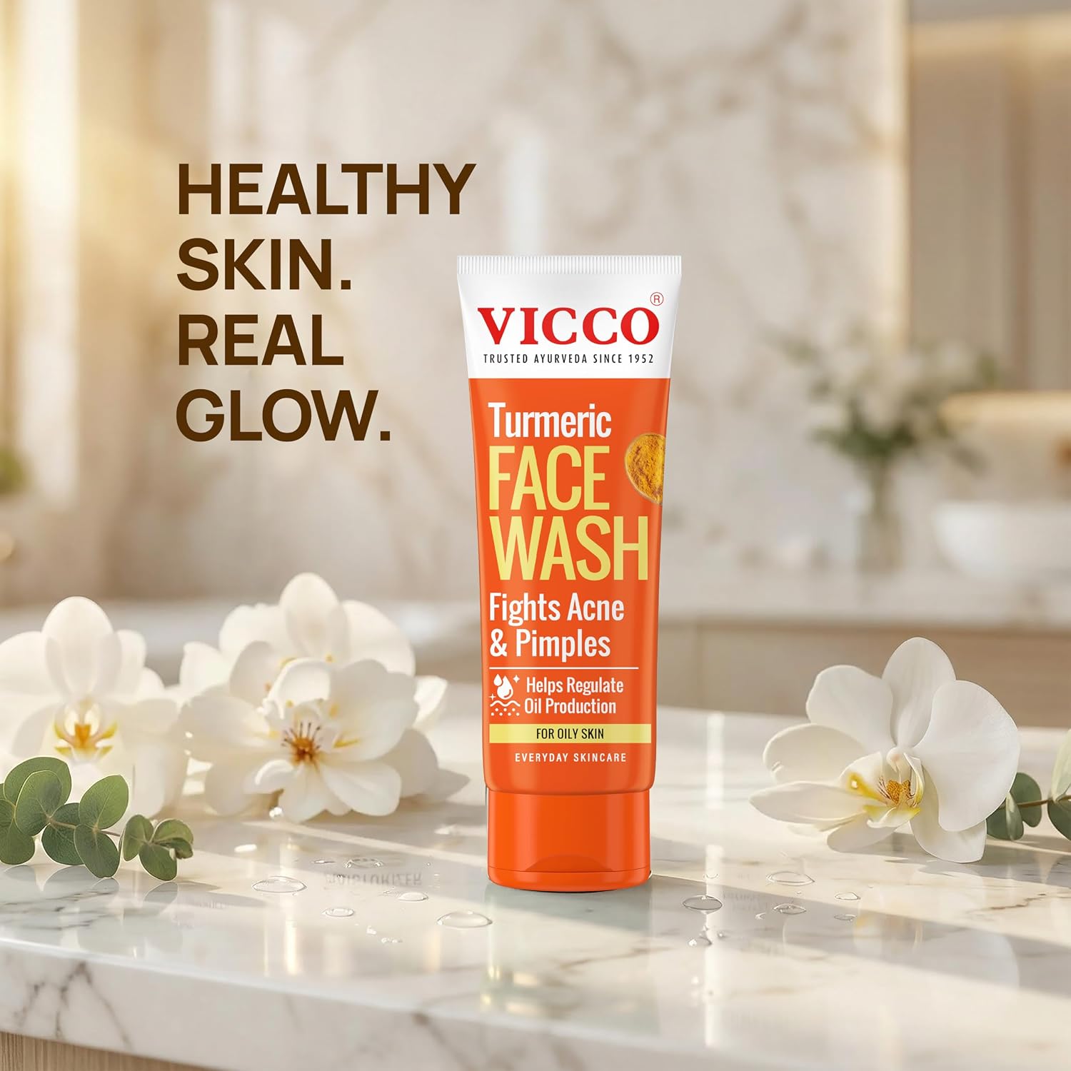 Vicco Turmeric Foam Base Facewash Pack of 2, 70 g Each – view 5