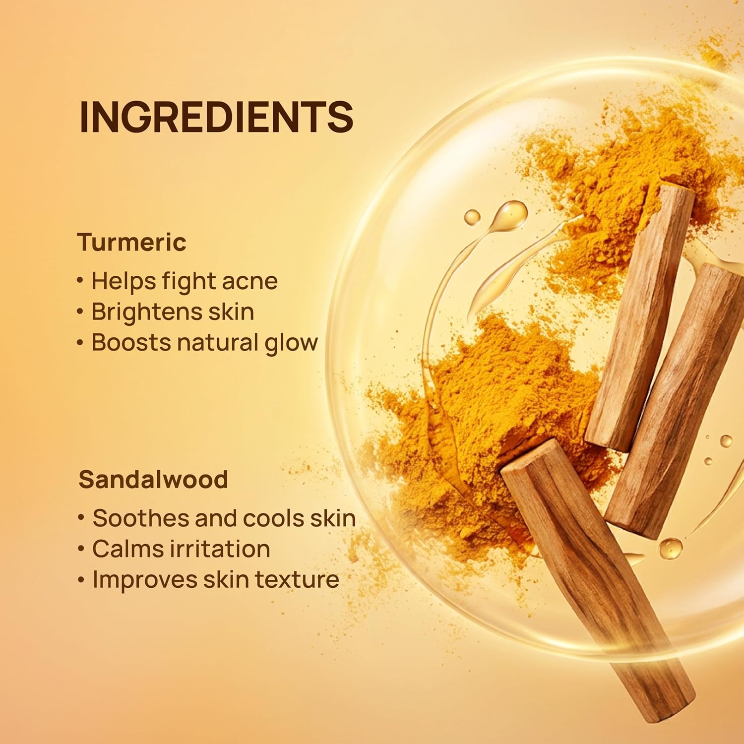 Vicco Turmeric Skin Cream with Turmeric & Sandalwood Oil, 70 g – view 3