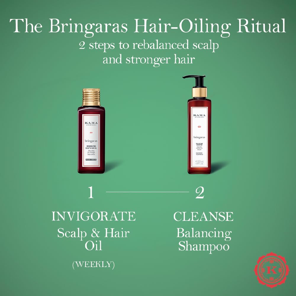 Kama Ayurveda Bringadi Intensive Hair Treatment Oil, 200ml(Hair Oil) – view 4