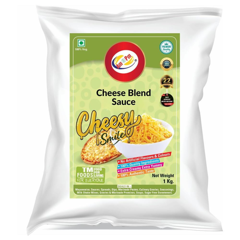 Am 2 Pm Pizza Pasta Sauce, Pizza Seasoning & Cheese Blend Sauce Combo Pack of 3, 1 kg + 500 gm + 1 kg – view 2