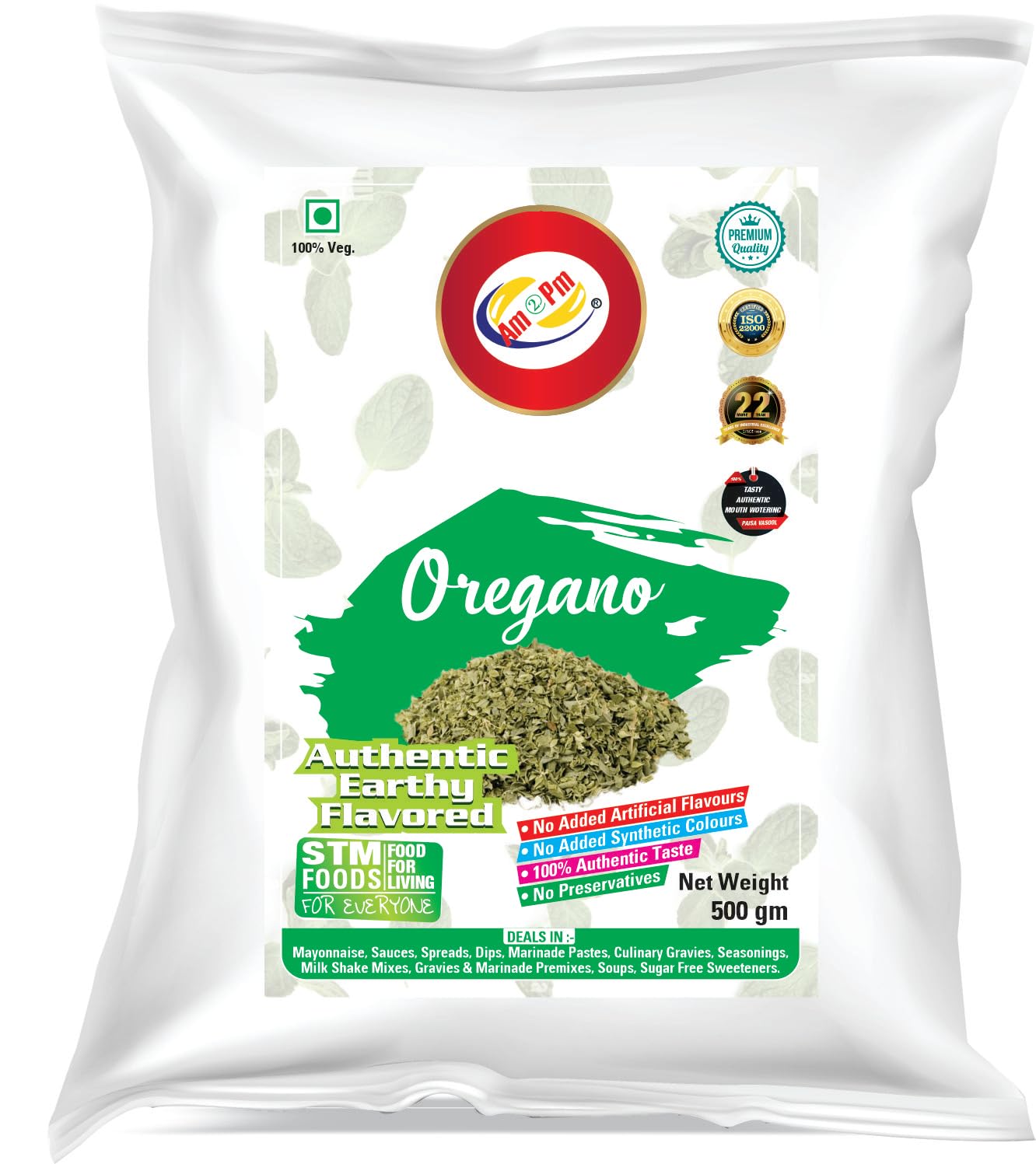 Am 2 Pm Chilli Flakes 500 gm + Dried Oregano 500 gm Pizza/Pasta Seasoning Pack of 2 – view 4