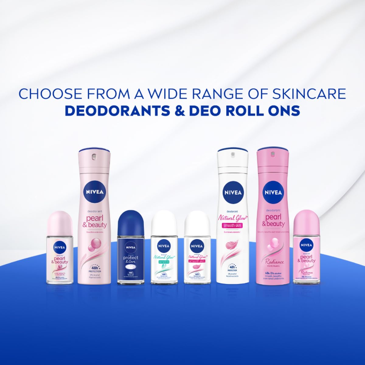 Nivea Protect & Care Fresh Roll-On Deodorant, Unisex, 50 ml – view 8