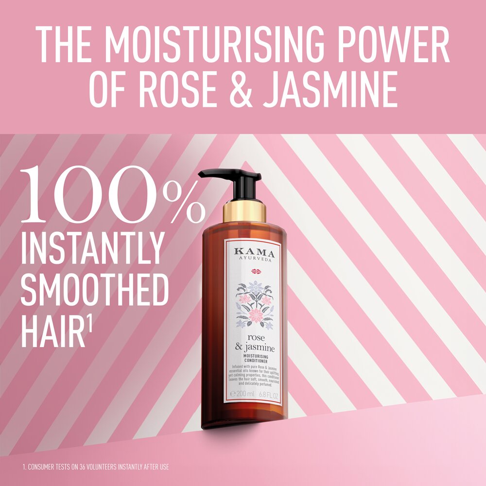 Kama Ayurveda Rose & Jasmine Moisturising Hair Conditioner 200 ml – view 2