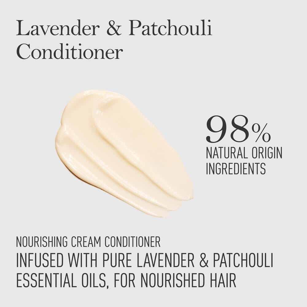 Kama Ayurveda Lavender Patchouli Hair Conditioner with Pure Essential Oils of Lavnder and Patchouli, 200ml – view 3