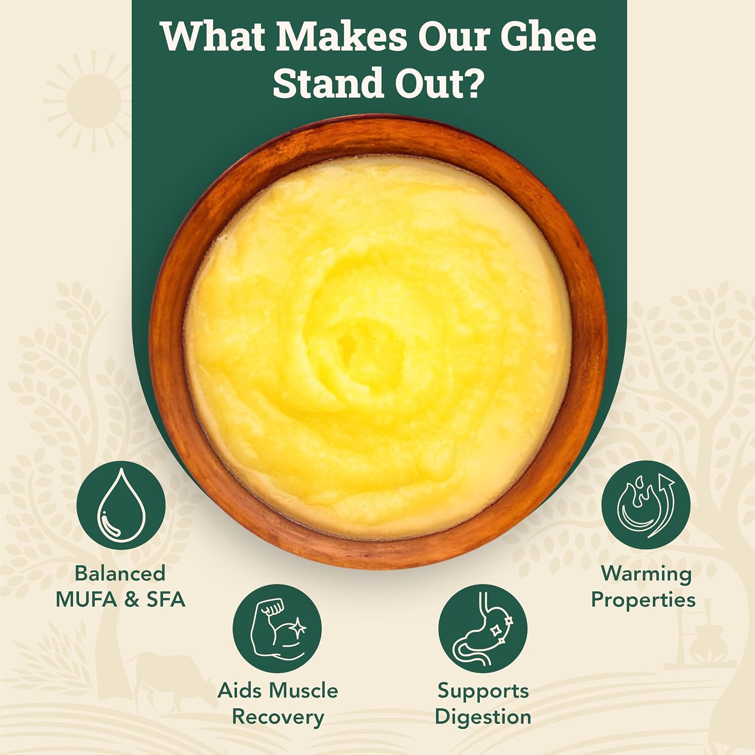 Anveshan A2 Cow Ghee 500 ml, Bilona Ghee – view 3