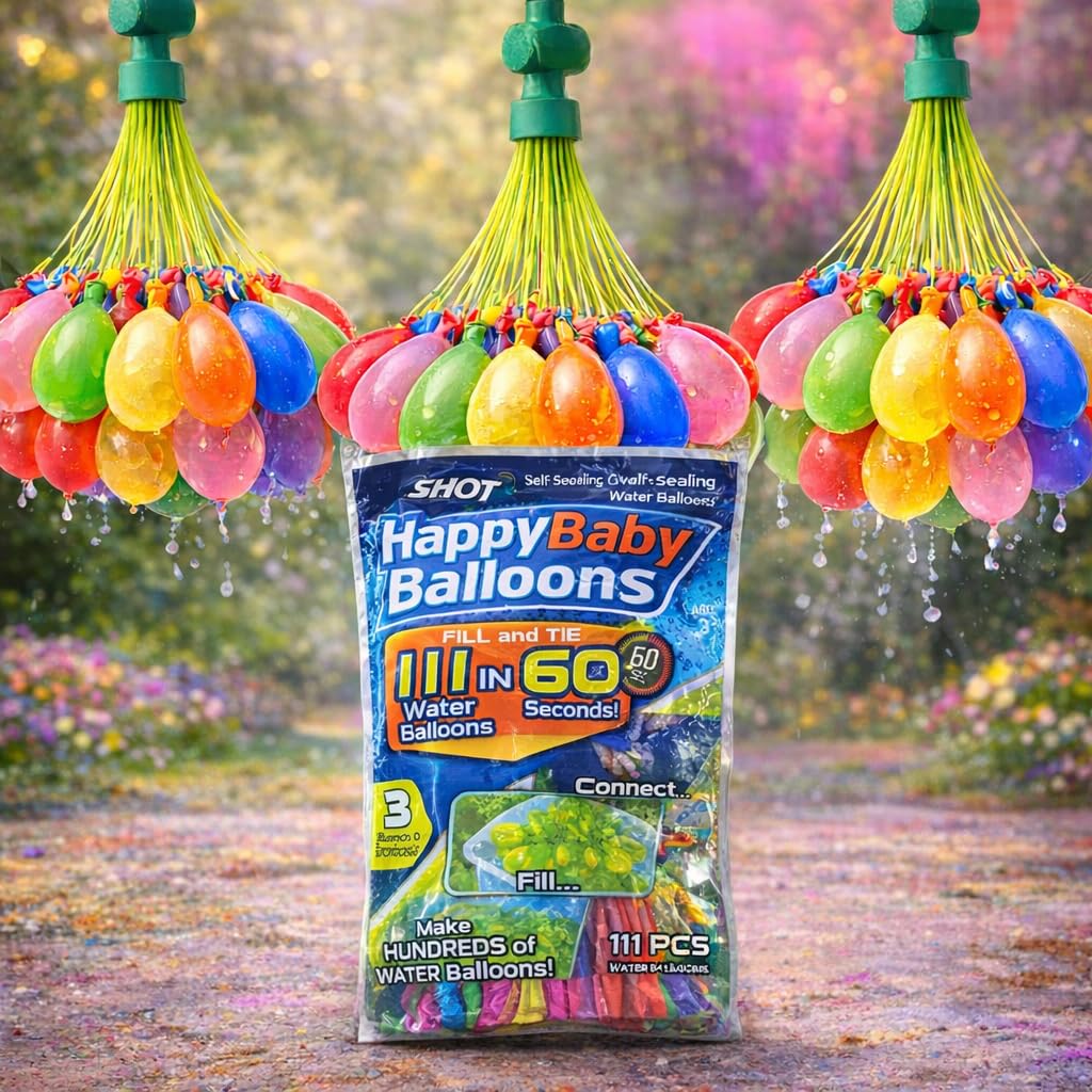 CraftVatika Holi Water Balloons Pack of 111, Multi Color – view 5