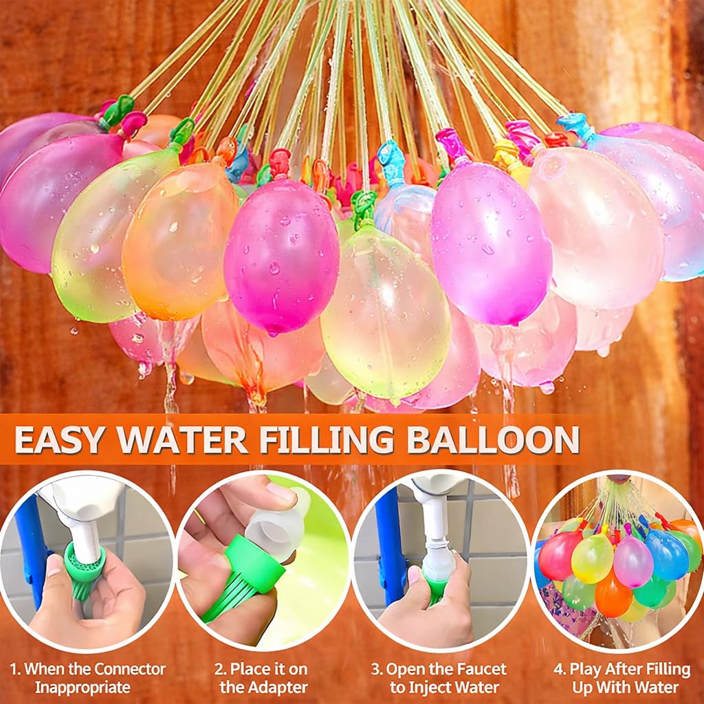 CraftVatika Holi Water Balloons Pack of 111, Multi Color – view 4