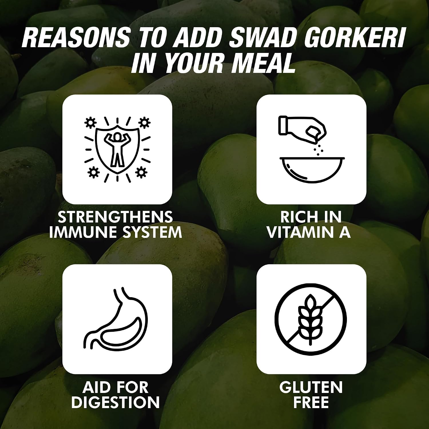 Swad Gorkeri Sweet Mango Pickle Chutney, 200 g (Pack of 8) – view 6