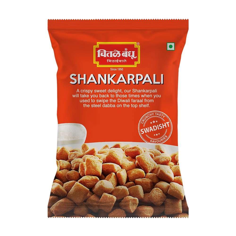 Chitale Bandhu Shankarpali, 400gm (Pack of 2-200gm Each)