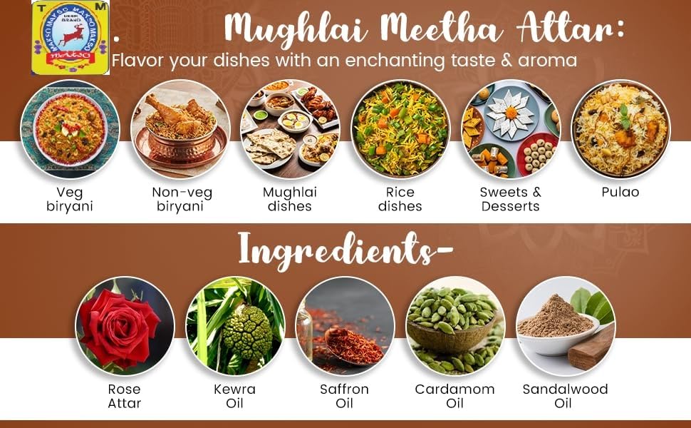 DEER BRAND Royal Mughlai Meetha Attar Sweet Essence for Biryani, 13g Pack of 12 – view 4