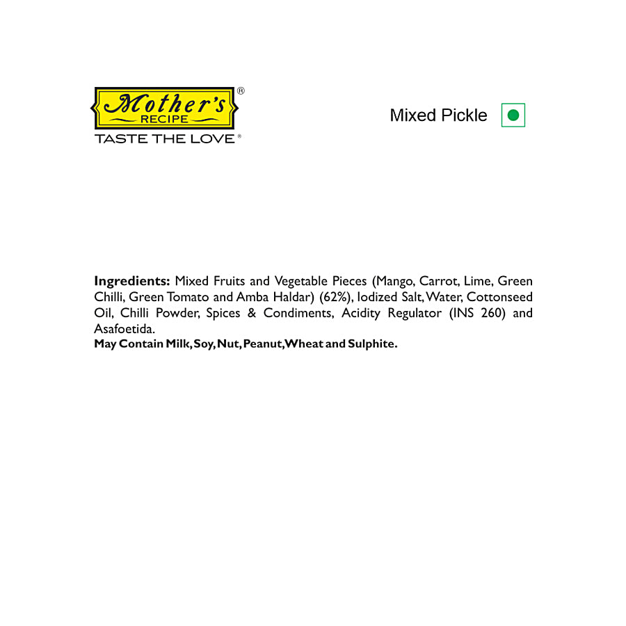 Mother's Recipe Mixed Pickle 200 g Pouch – view 3