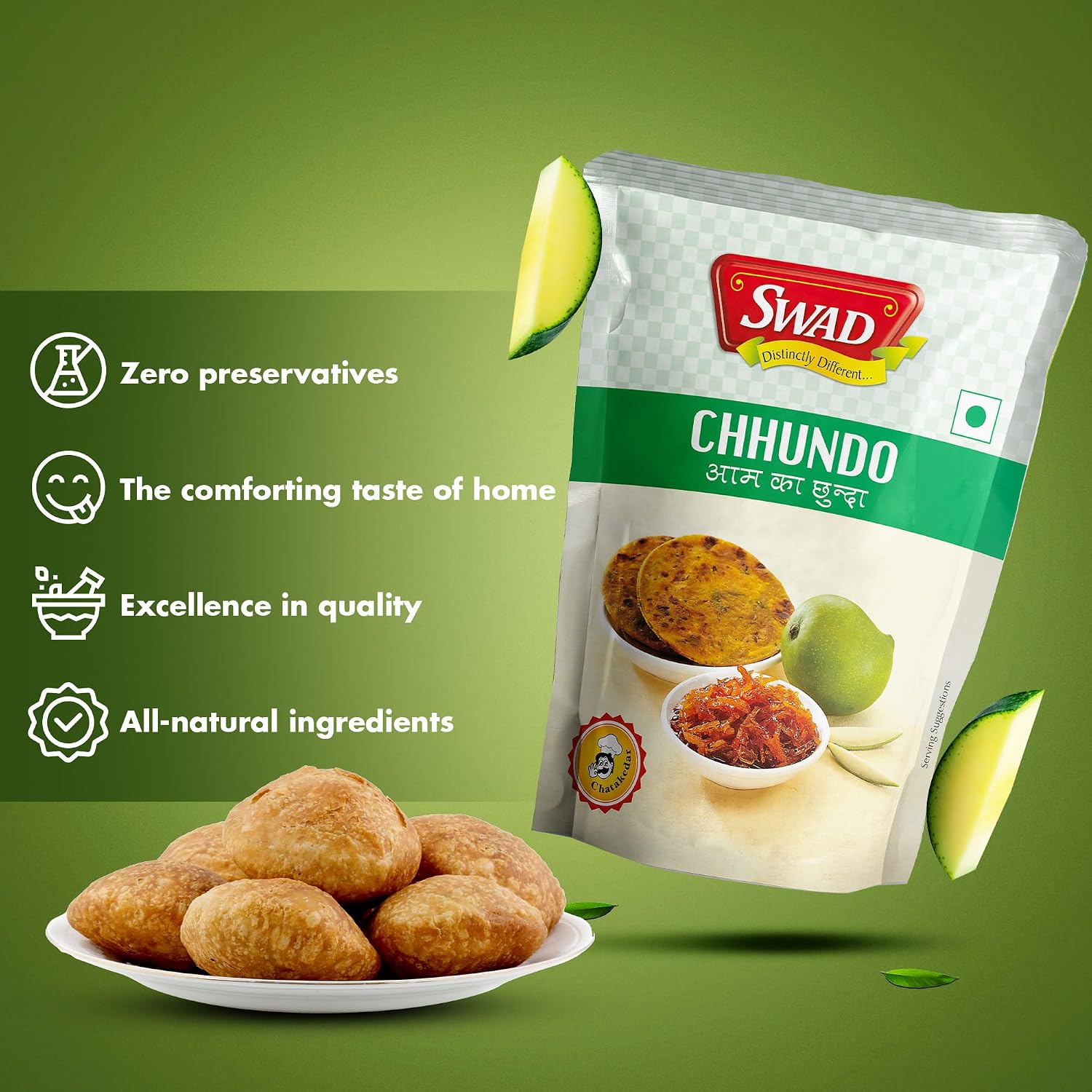 Swad Mango Chhundo Pickle, Sweet & Sour Aam Chhunda, 200 g Pack of 2 – view 5