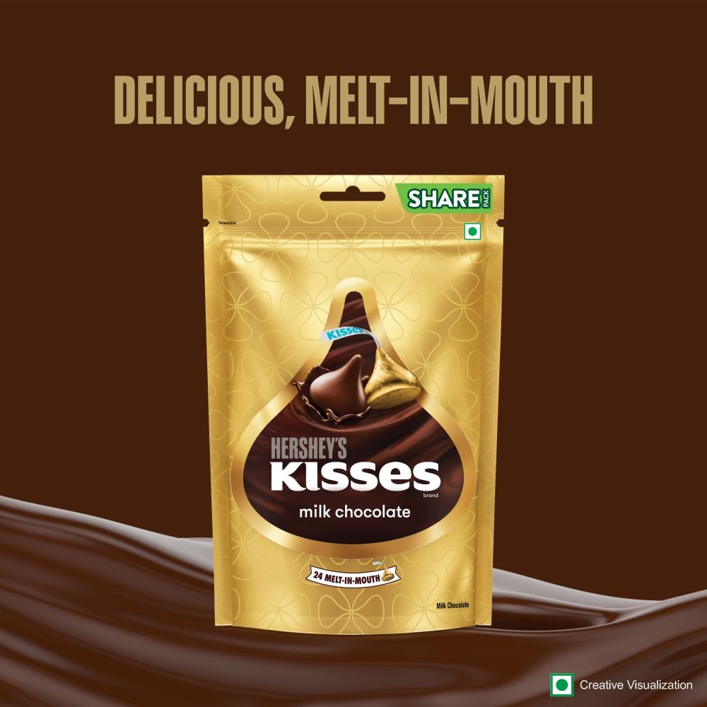 Hershey's Kisses Milk Chocolate 108g Pack of 3 – view 4