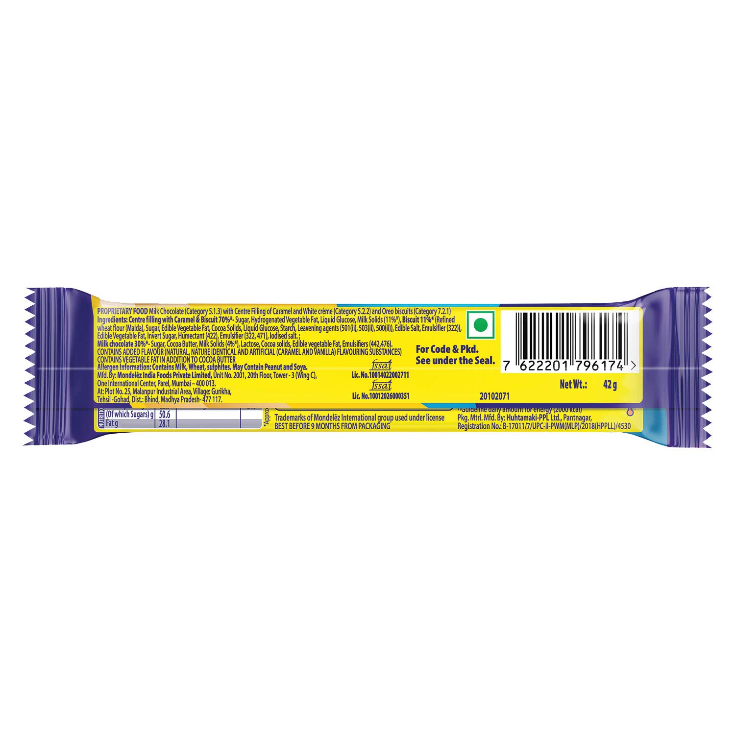 Cadbury 5 Star Oreo Chocolate Bar 42 g Pack of 10 – view 2