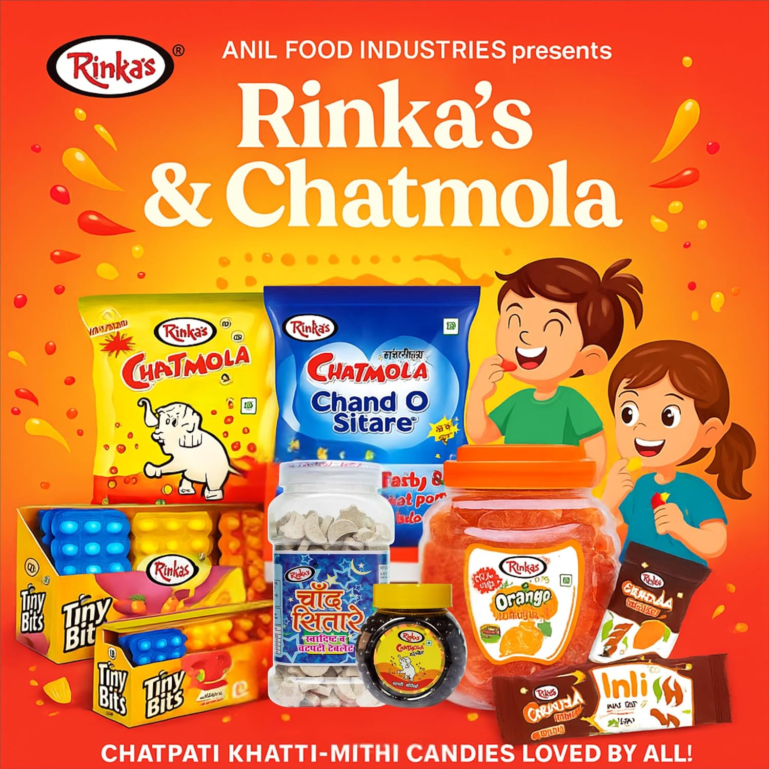 Rinka's Chand Sitare Sweet & Sour Moon & Star Candy Sachets – view 7