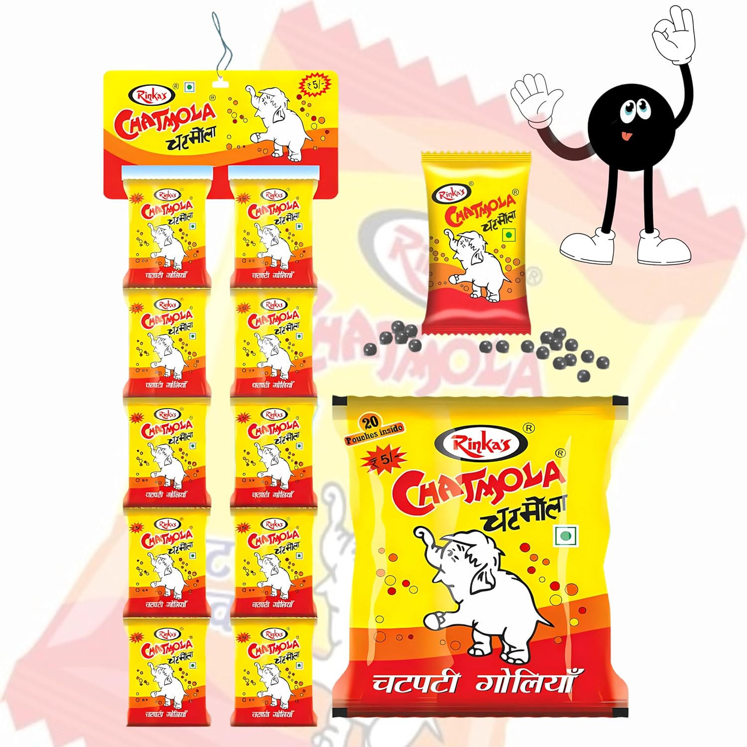 Rinka's Chatmola Candy Packet (20 Sachets) – view 3