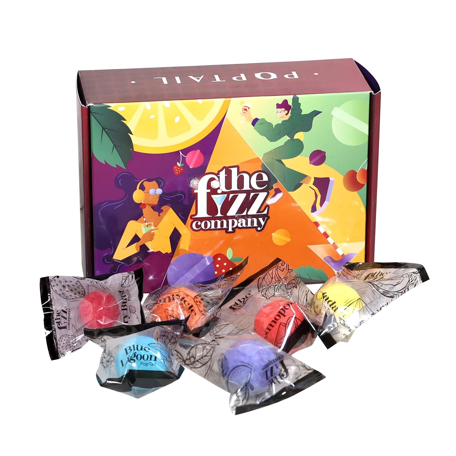 The Fizz Co. Mocktail & Cocktail Bombs, Variety Pack of 3 – view 5