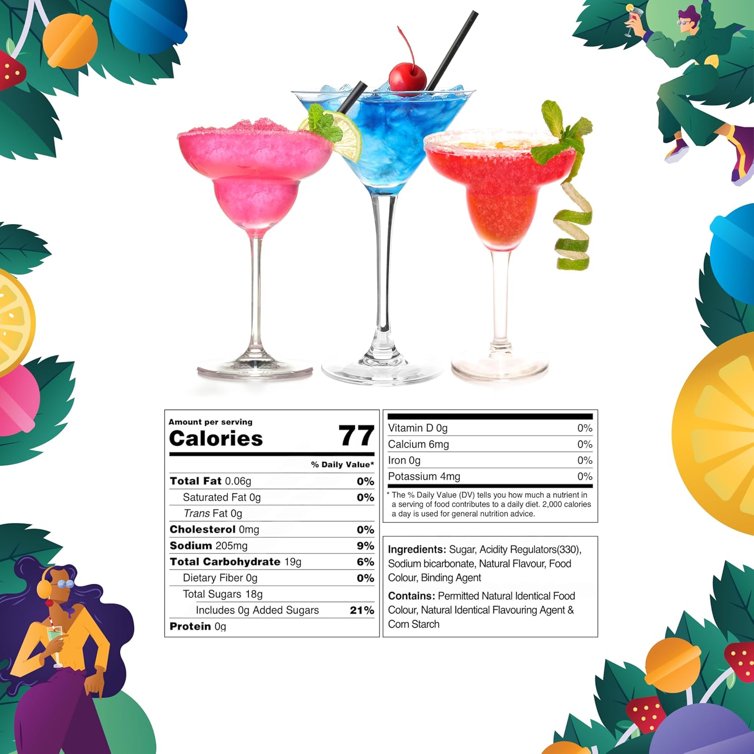 The Fizz Co. Mocktail & Cocktail Bombs, Variety Pack of 3 – view 2